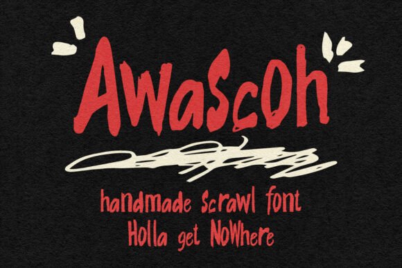Awascoh: A Playful Handwritten Font for Makers
