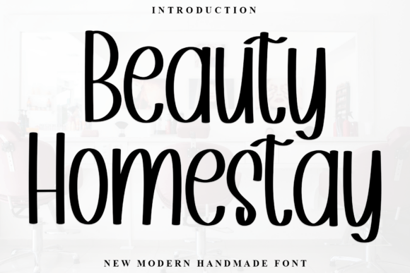 Beauty Homestay: A Script Handwritten Font for Web Design
