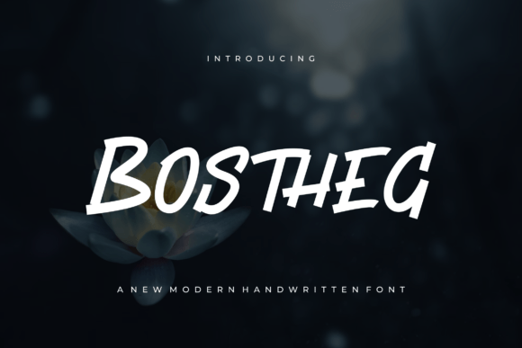Bostheg: A Sweet Handwritten Font for Modern Campaigns