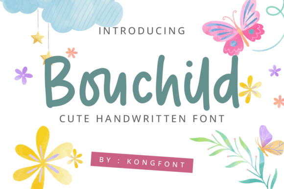 Bouchild: A Charming Script Handwritten Font for Crafters