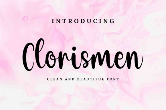 Clorismen: A Handwritten Font for Elegant Branding