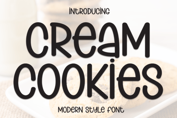Cream Cookies: A Sweet Handwritten Font for Crafters
