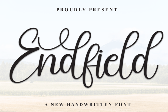 Endfield: A Beautiful Handwritten Font for Crafters