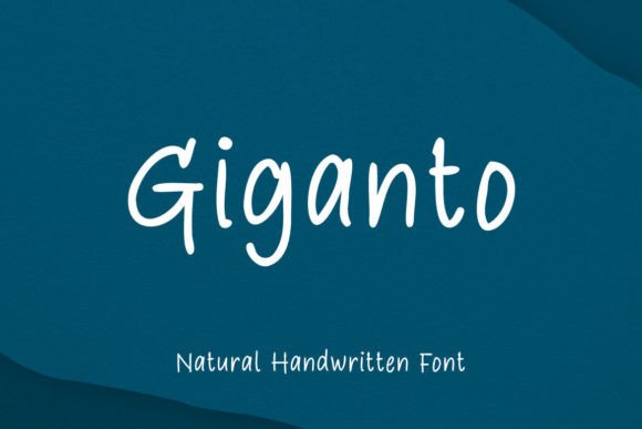 Giganto: The Authentic Hand-Drawn Typeface for Marketers