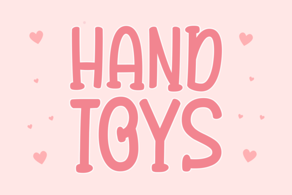 Hand Toys: A Sweet Handwritten Font for Crafters