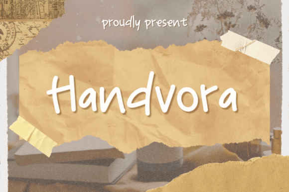 Handvora: A Soft Handwritten Font for Crafters