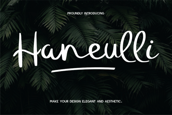 Haneulli: A Charming Handwritten Font for Campaigns