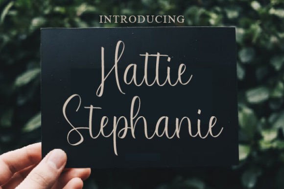 Hattie Stephanie: A Friendly Handwritten Font for Business