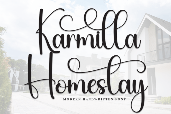 Karmilla Homestay: A Casual Handwritten Font for Web Design