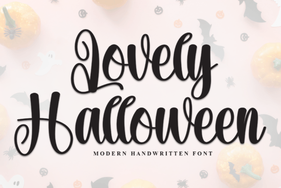 Lovely Halloween: A Friendly Script Font for Your Brand