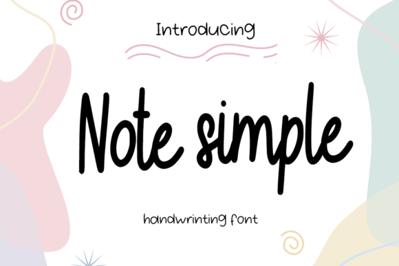 Note Simple: A Natural Handwritten Font for Makers