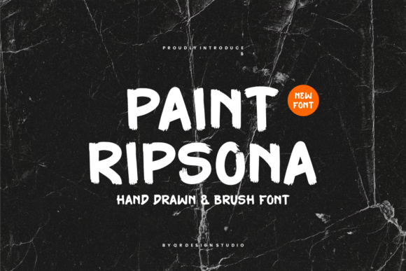 Paint Ripsona: The Hand-Drawn Font for Bold Marketing