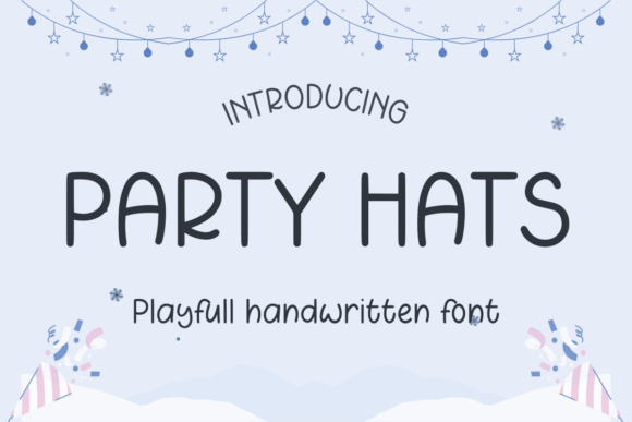 Party Hats: A Charming Script Handwritten Font