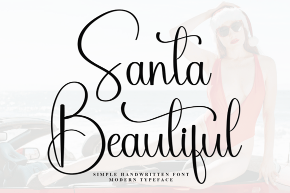 Santa Beautiful: A Handcrafted Script Font for Business