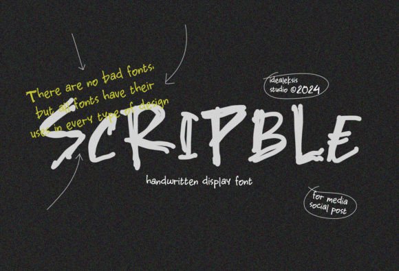 Scripble: The Authentic Handwritten Font for Marketers