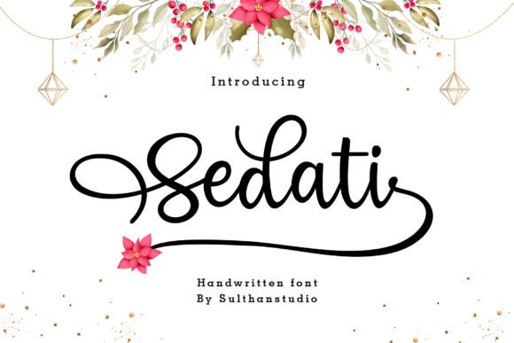 Sedati: A Handwritten Font for Authentic Branding
