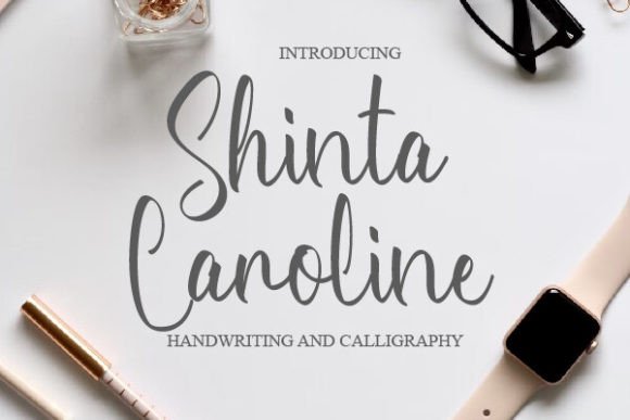 Shinta Caroline: A Warm Script Font for Editorial Design