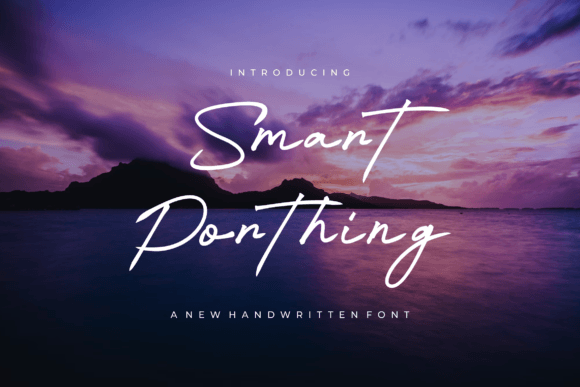 Smart Porthing: A Natural Handwriting Font for Editors