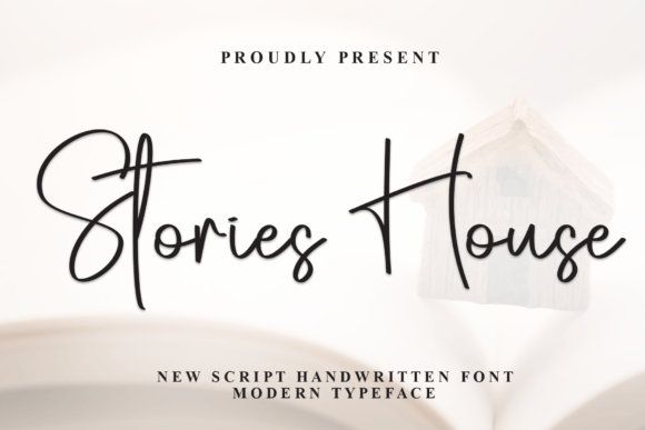 Stories House: A Sweet Handwritten Font for Editors