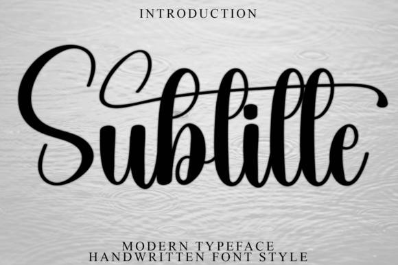 Subtitle: A Stylish Script Handwritten Font for Makers