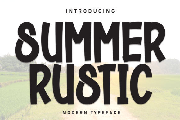 Summer Rustic: A Sweet Handwritten Font for Branding