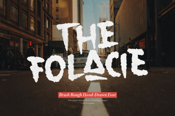 The Folacie: A Raw Script Handwritten Font for Makers