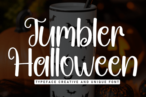 Tumbler Halloween: A Sweet Script Handwritten Font